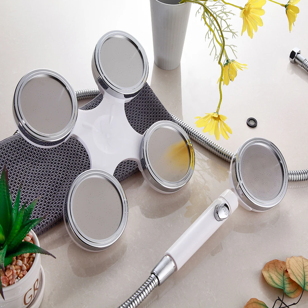 Shower Head Bathroom Accessories Rainfall Shower Set High Pressure Overhead Water Saving Spa Turbo Hydromassage Massage shower head