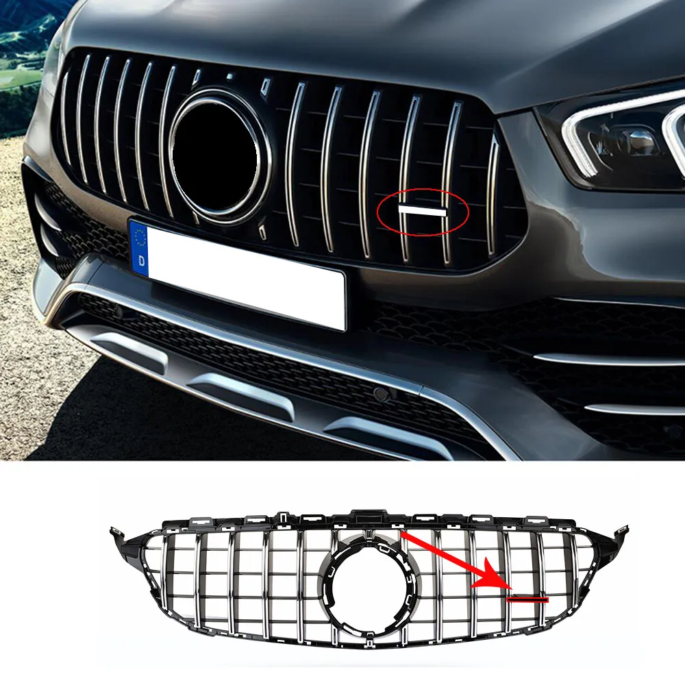 Для AMG Mercedes Benz W212 W211 W210 W246 W205 W202 w220 CLA CLS GLA GLE GT AMG автомобильные передние грили наклейки аксессуары для Mercedes