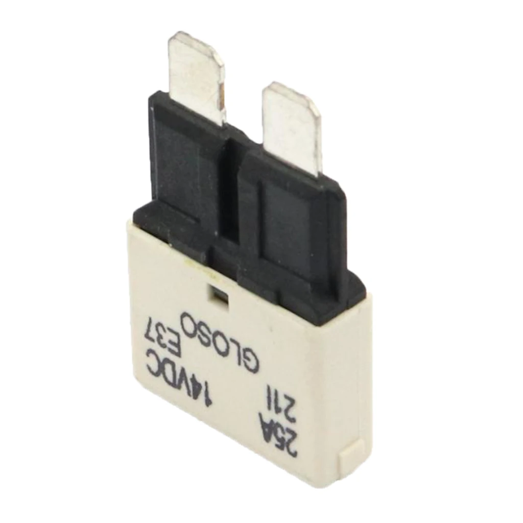 25A Circuit Breaker Blade Trip Fuse Automatic Resettable Function