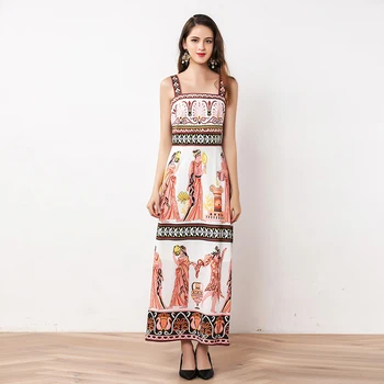 

Xiaomolly sweet fashion diamond personalized print long holiday suspender dress 2020 new winter