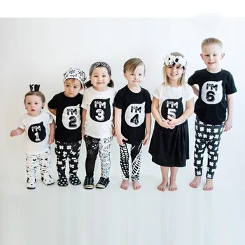 

2020 Sister Brother Matching Outfits Children's T-Shirt Children for Boys a Boy Girls Kids Kid's Shirts Child Baby Toddler