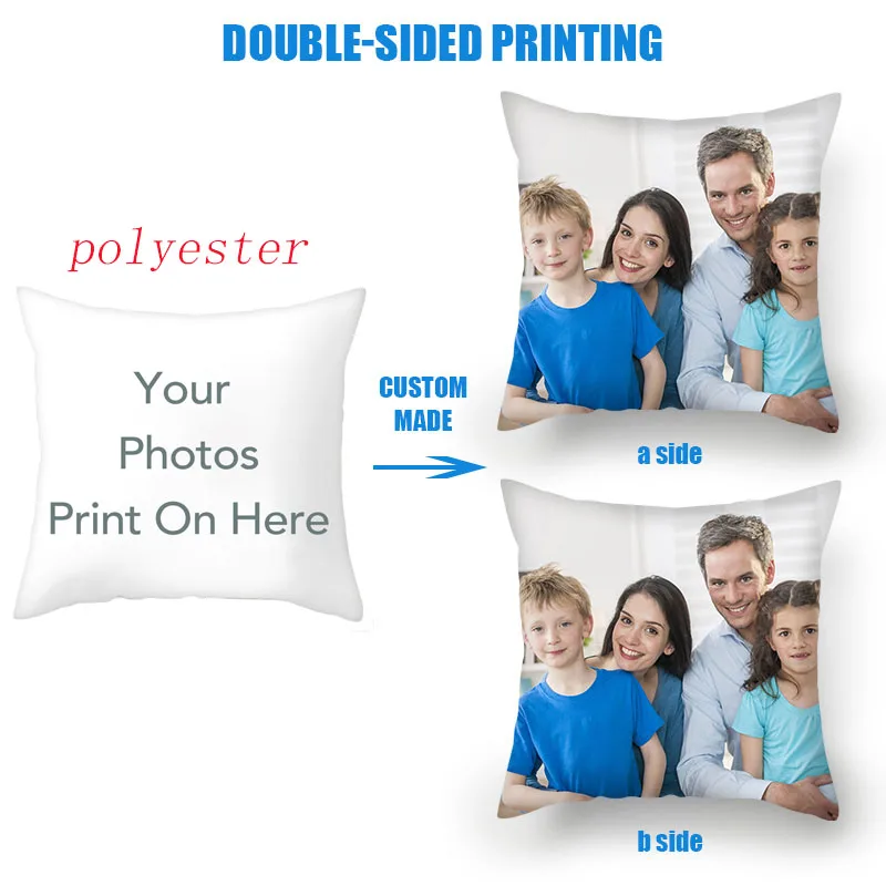 

Fuwatacchi Cushion Cover Double Sided Optional Print Customize Gift Throw Pillowcase Print Personal Photos for Pillow Covers
