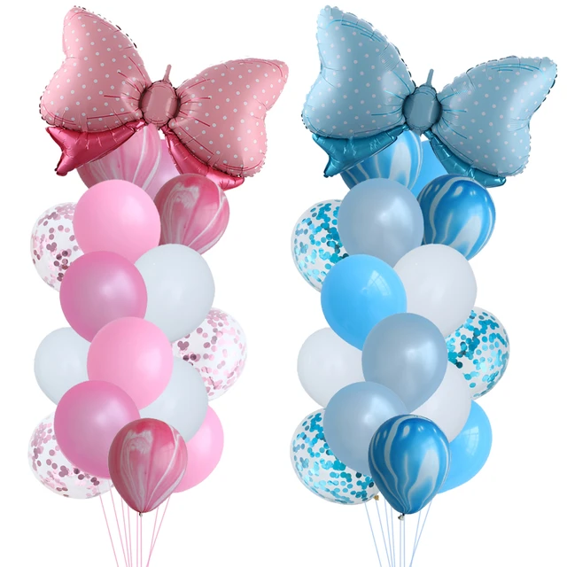 17pcs Wedding Birthday Ballons Set Latex Foil Kit Kids Boy Girl Baby Party