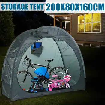 

200X80X160cm Bike Tent Bike Storage Shed Bicycle Storage Shed With Window Design For Outdoors Camping Outdoor Storage Shed Tent