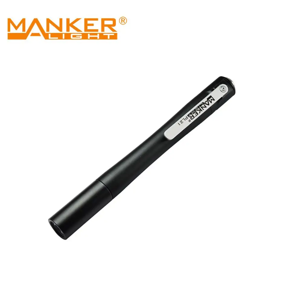 Manker PL21 2x AAA Penlight 200 Lumens Pocket EDC Flashlight with CREE XPG3 / Nichia 219C LED