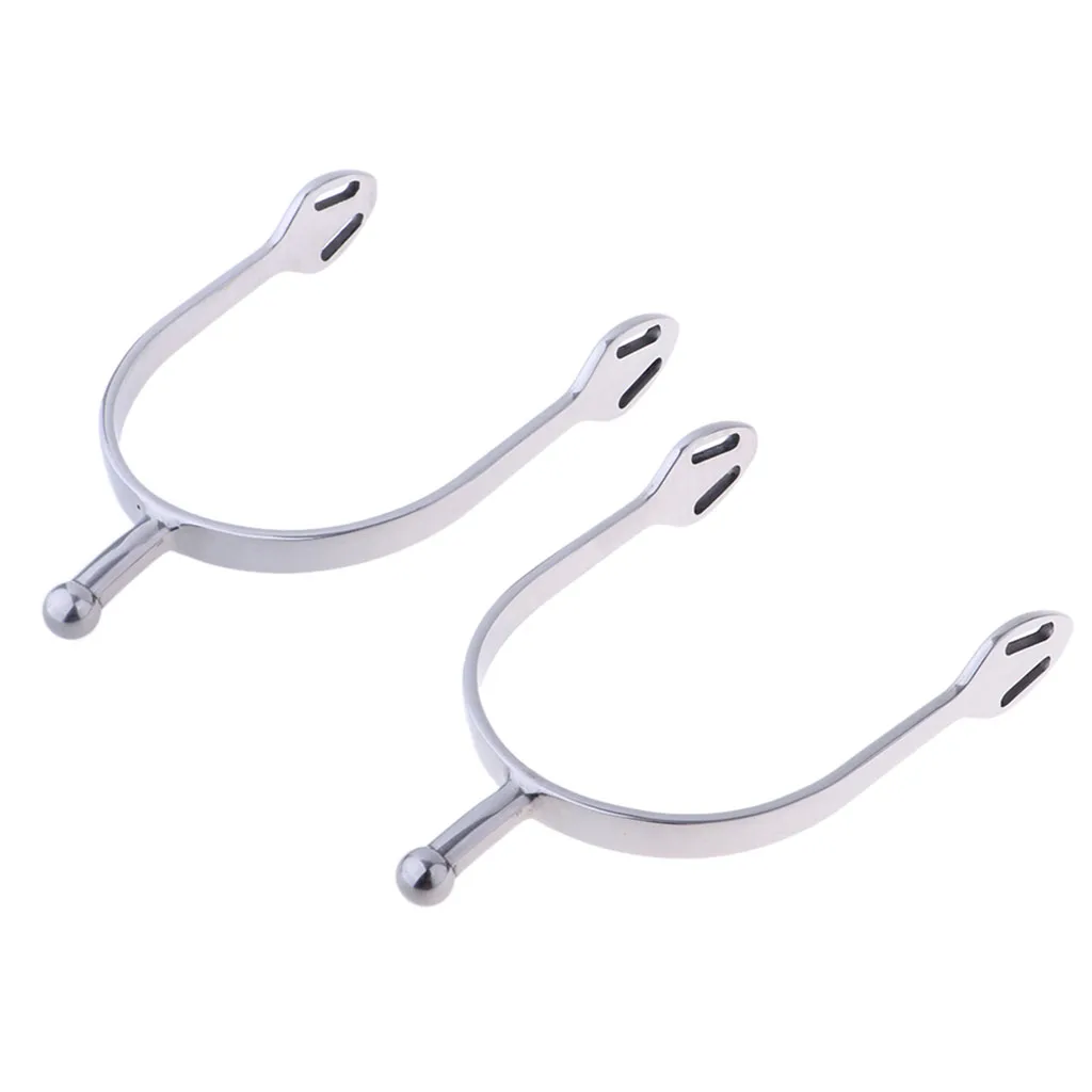 1 Pair Horse Spurs for Men Women Western, Equestrian Horse Riding Spurs - 14x8x2cm