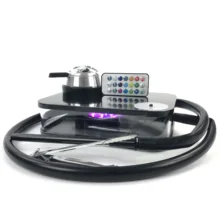 Наргиле Негро наргиле де акрилико модно с луз светодиодный ткань Вента Аль пор мэр Envio de regalo