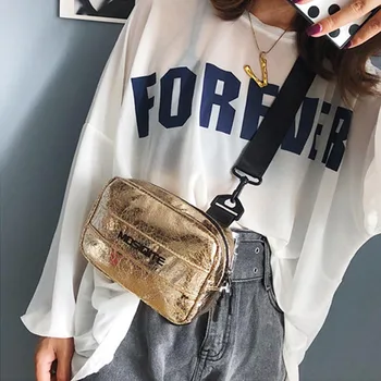 

Women Lady Girl Chest Crossbody Bag Zipper PU Leather Casual For Travel Mobile Phone B88