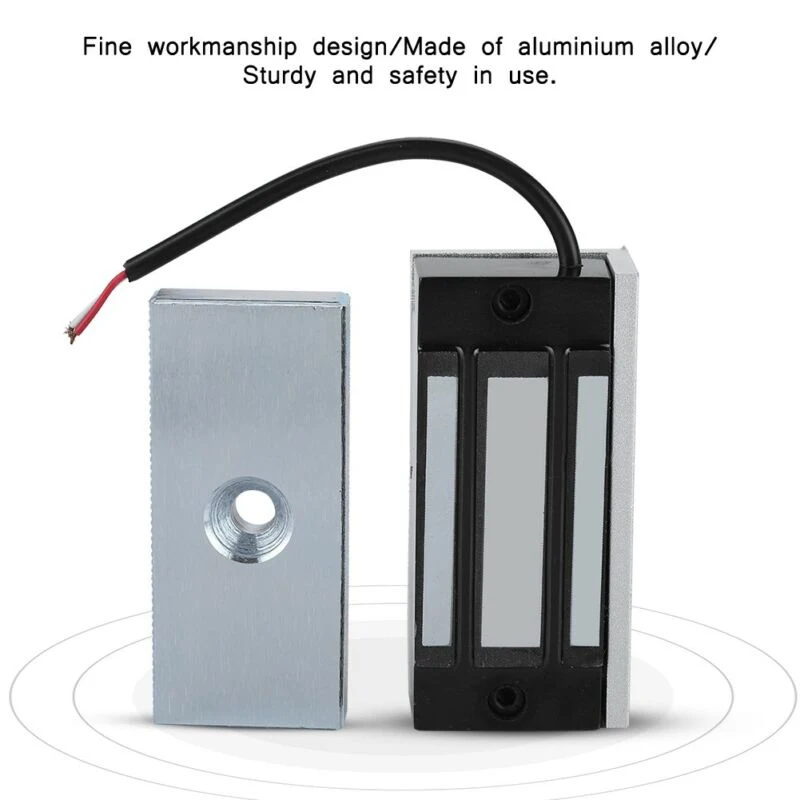 

Single Door 60kg 150Lbs Holding Force Electromagnetic Electric Magnetic Lock Set