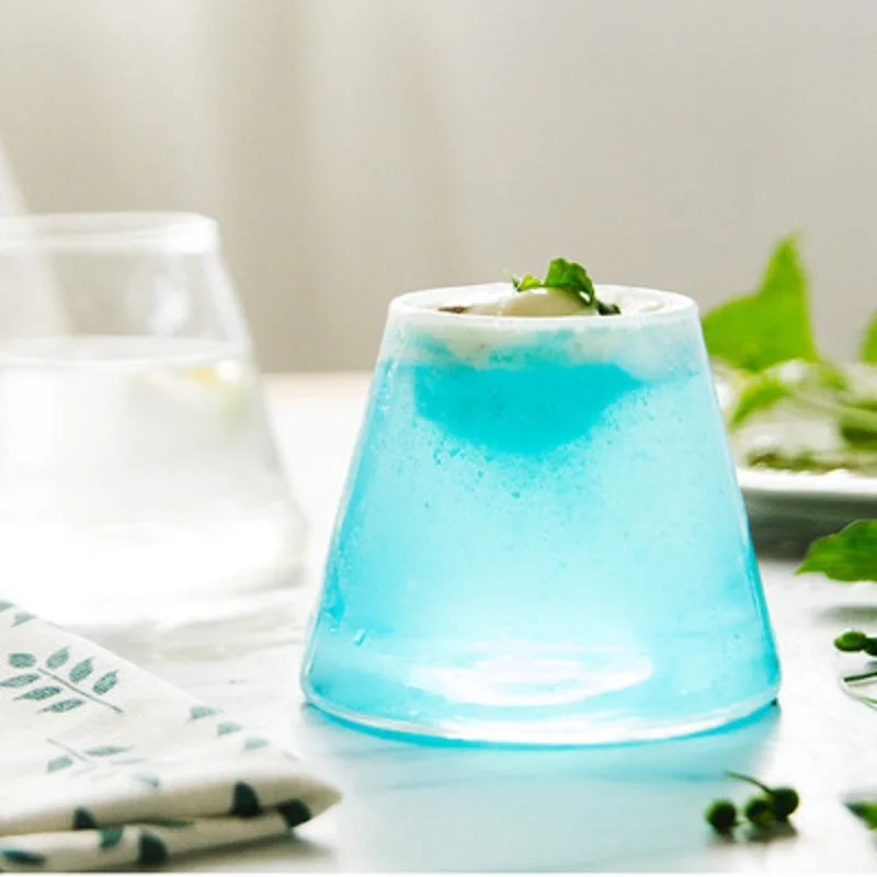 

Brand Transparent Pyrami Glass Cup Cold Hot Drinking Frozen Water Ice Cream Cocktail Juices Milk Cola Wine Beer Tea Coffee Mugs