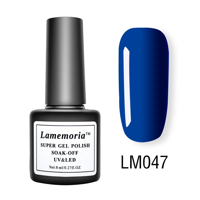 1 бутылка чистый цвет УФ-гель для ногтей светодиодный светильник Гель-лак чистый цвет s Полупостоянный Гель-лак праймер для ногтей основа верхнее покрытие - Цвет: LM047