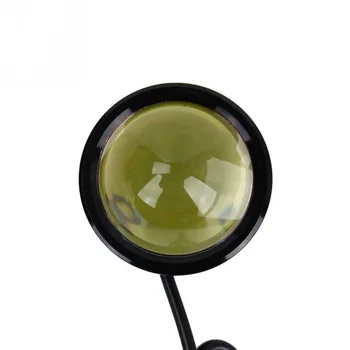 

50 Car fog light 000 Hours 2pcs Light DRL Amber Taillight Car Fish Eye