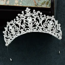 Свадебный головной убор невесты, великолепная корона, свадебное платье, аксессуары для волос, год, украшение в стиле барокко, королева