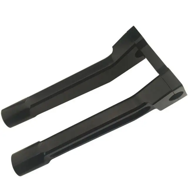 Goldfire 1" Kickback Challenger Risers хром черный