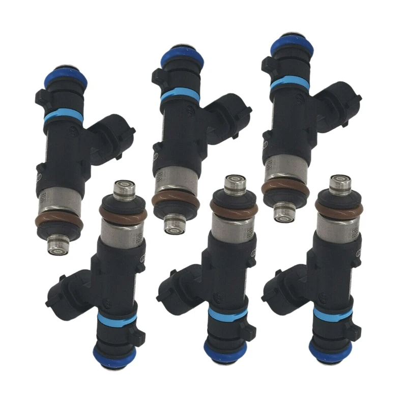 Set of 6 Fuel Injectors for Nissan Frontier Xterra 4.0L 0280158007