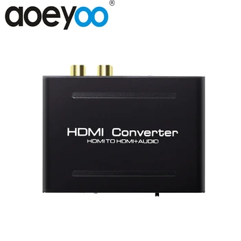 

AOEYOO Converter SPDIF 1080P HDMI To HDMI Audio Extractor HDMI Converter Adapter With RCA SPDIF Output For PS4 Amplifier TV