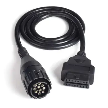 

For BMW ICOM D Cable ICOM-D Motorcycles Motobikes 10 Pin Adaptor 10Pin To 16Pin OBD2 OBDII Diagnostic Cable I-COM A2 tool cables