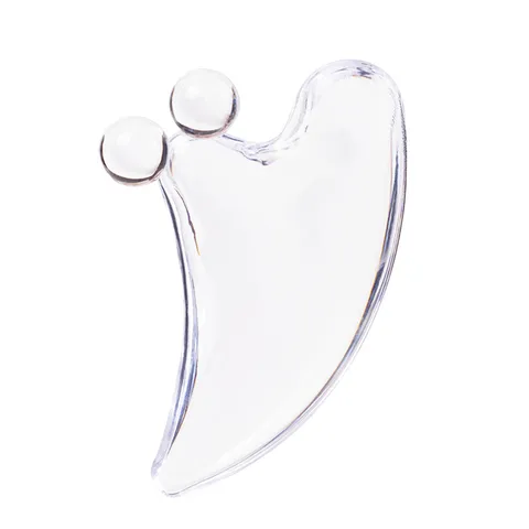 Crystal Gua sha Plate Scraping Board Facial Massage Guasha Plate Face Massager Scrapers Tools For Face Neck Back Body