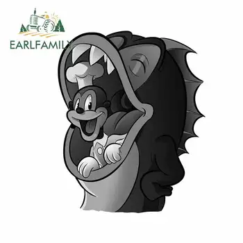 

EARLFAMILY 13cm x 10.4cm For Cook By Looney Tunes Repair Decals Funny Car Stickers Car Styling Windshield Personality Decor