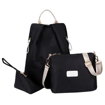 

Cartoon Alphabet Student Backpack Casual Large Capacity Travel 3 Piece Set Shoulder Bag For Teenage Multi-Function Bagpack