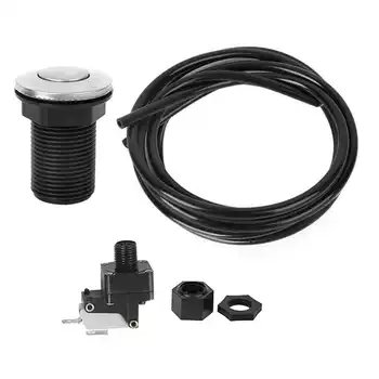 

Food Waste Disposer Air Push Switch Button Garbage Disposal Bathtub Air Hose Button Switch Kit