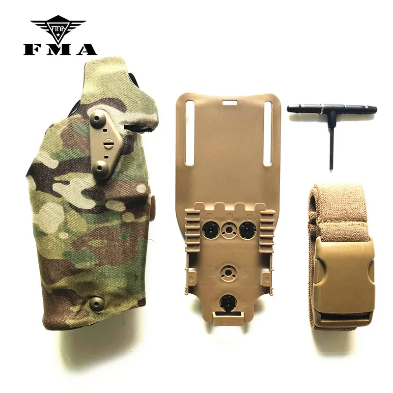 FMA TMC Glock17 кобура тактический для пистолета X300 светильник совместимый с G17/18 QL
