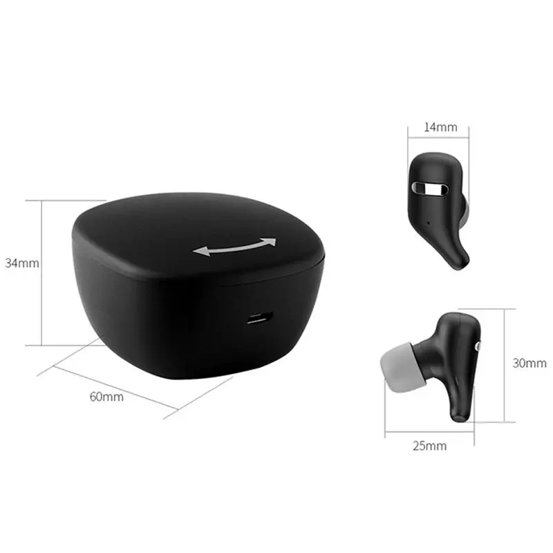 IG-Mini Bluetooth 5,0 Беспроводные наушники с зарядным устройством водонепроницаемые спортивные наушники для Iphone Android для samsung Xia