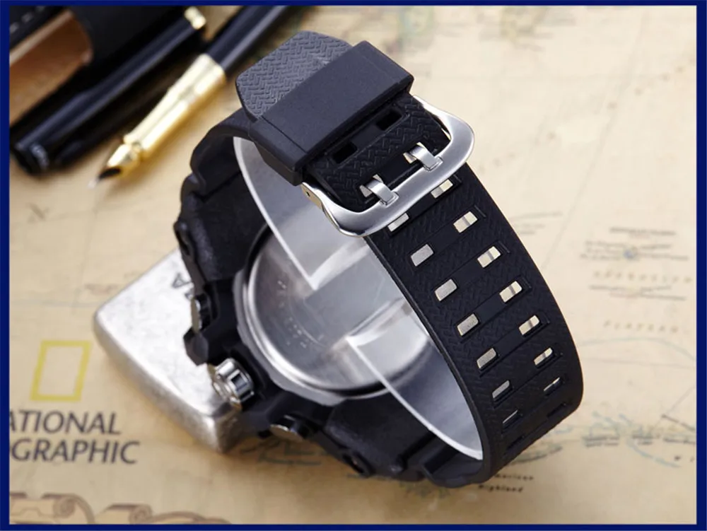 Военные мужские часы, SBAO, модные часы, светодиодный, водонепроницаемые, спортивные часы, шок, цифровой, Relgio eletrnico esportivo reloj hombre skmei