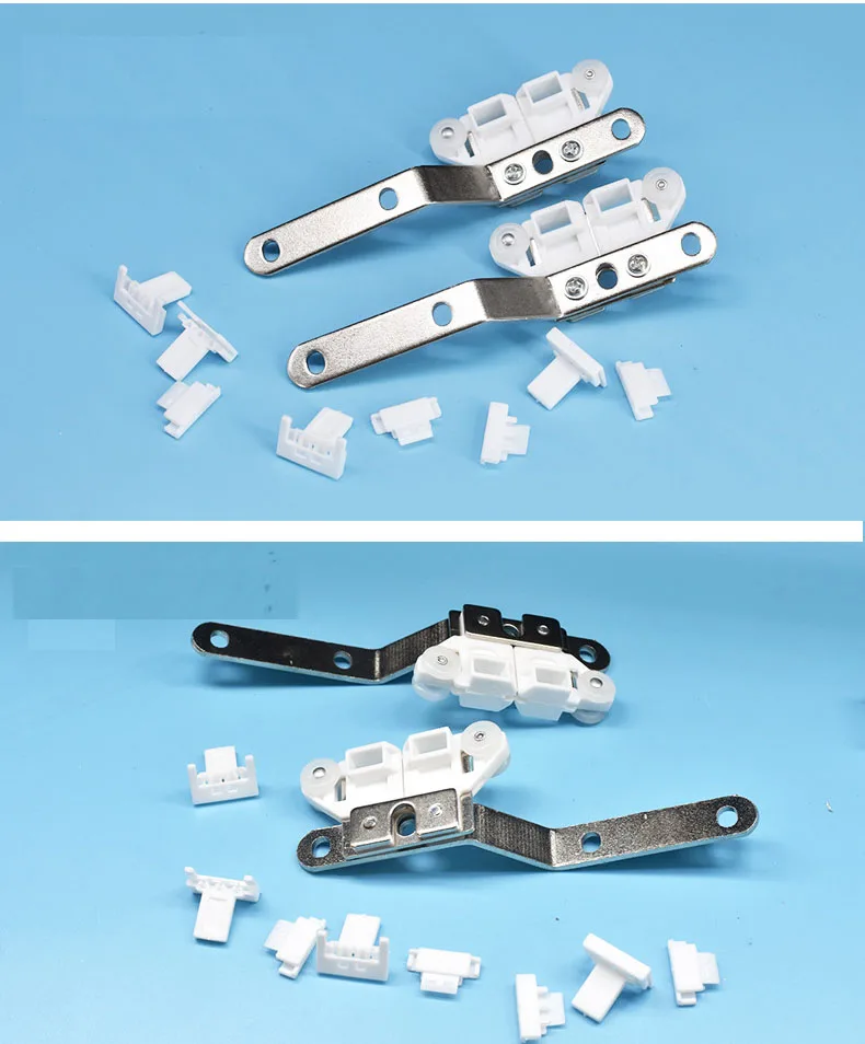 trilho de cortina elétrica fivela cinto rolo polia boom inteligente casa inteligência curvada faixa polia acessórios