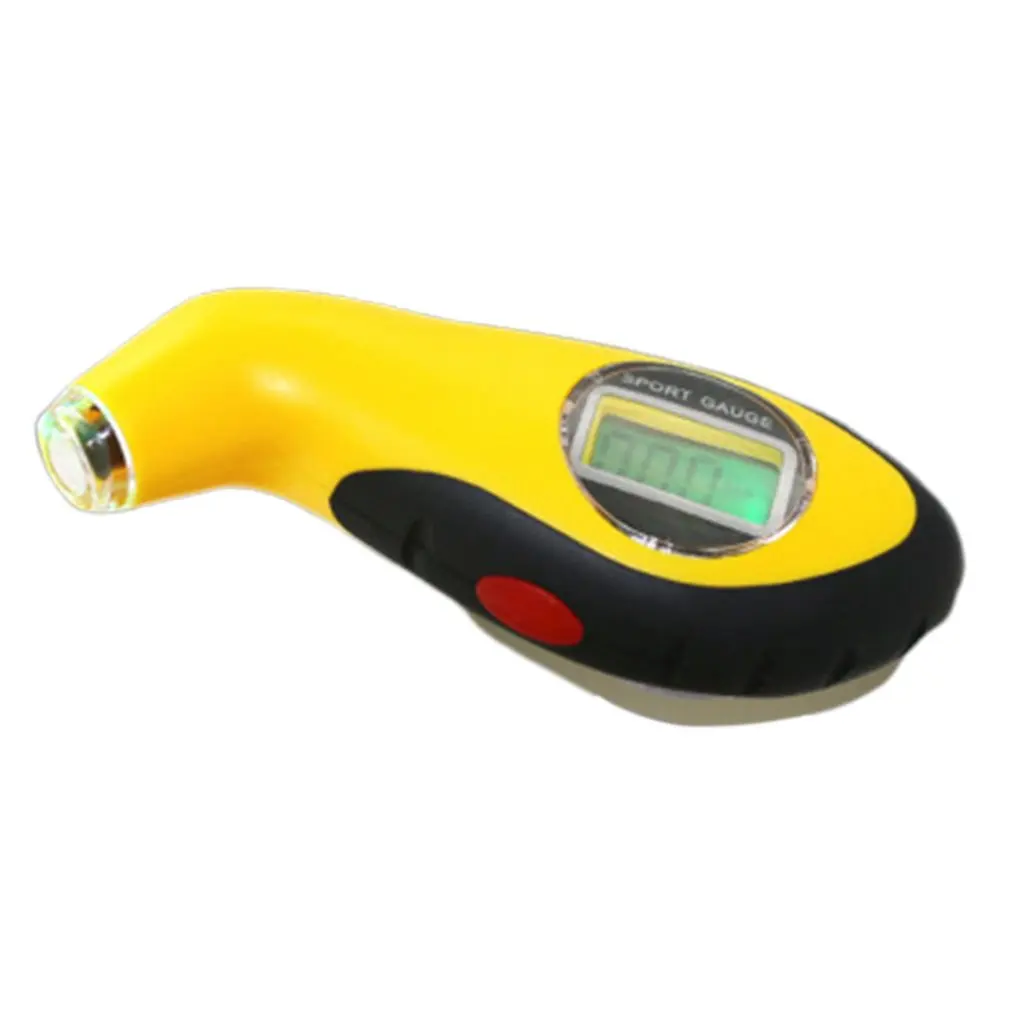 

High-Precision Car Tire Led Luminous Display Lcd Digital Tire Pressure Gauge Backlight Tire Monitoring Meter