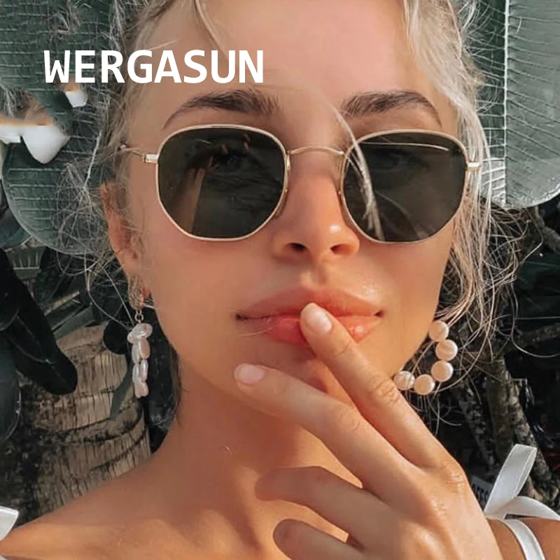 WERGASUN 2020 металлические классические винтажные женские солнцезащитные очки