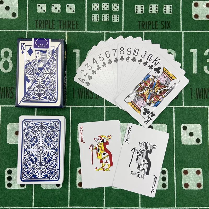 2pcs Lot Plastic Playing Cards Waterproof Poker Cards Baralho Texas Hold em Narrow Brand PVC Pokers