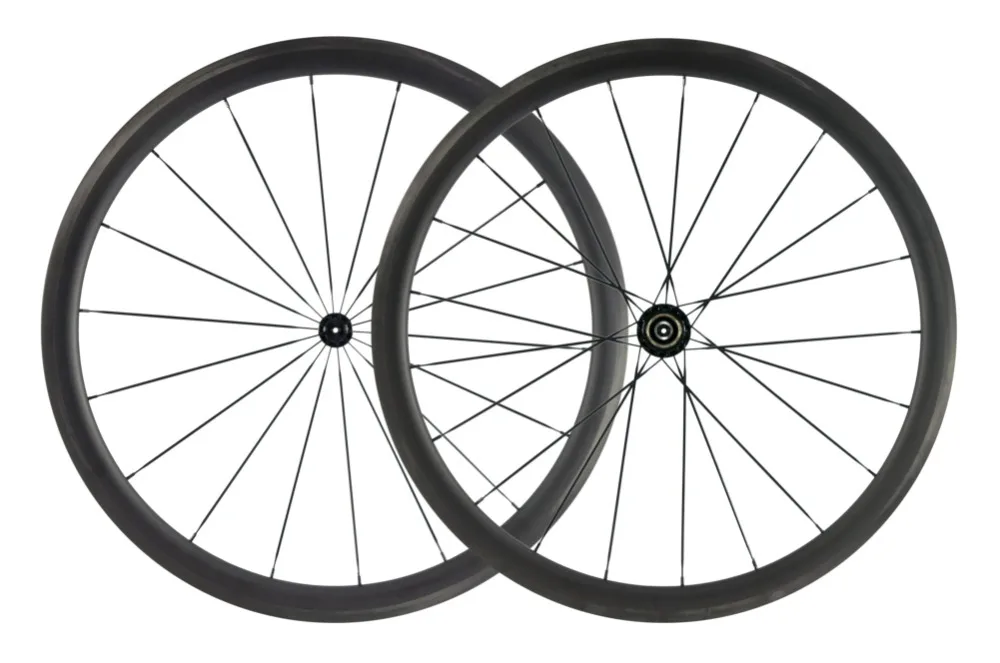 Клинчерная покрышка из углеродного волокна велосипедный набор колес 40 мм Дорожный велосипед колеса UD матовый 700C 25 мм ширина