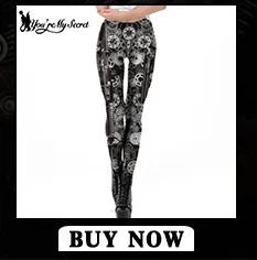 grey leggings [You're My Secret] 2021 New Gothic Printed Leggings For Women Halloween Skull Sexy Legging Rose Pattern Fitness Workout Leggins aerie crossover leggings