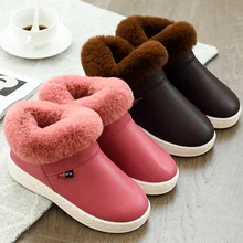 FZNYL/зимние меховые тапочки для мужчин и женщин; домашняя теплая обувь из искусственной кожи с полным покрытием; повседневные домашние Вьетнамки; обувь для пар