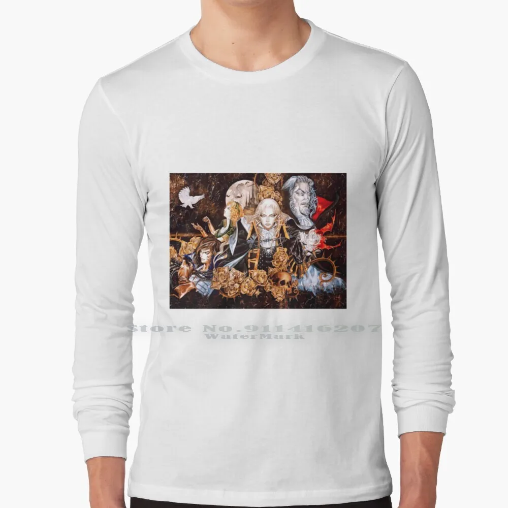 Ayami Kojima - Castlevania : Symphony Of The Night T Shirt 100% Puro Cotone Giapponese Ayami Kojima Castlevania Symphony Night