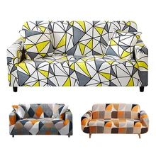 Modern Sofa Covers Set Geometric Couch Cover Elastic Sofa Cover For Living Room Pets Corner L