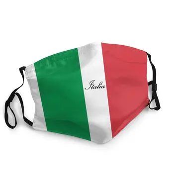 

Adult Dust mask Italian Flag Of Italy Italia Washable Face Mask PM2.5 Anti Haze Protection Mask Cover Respirator Mouth Muffle