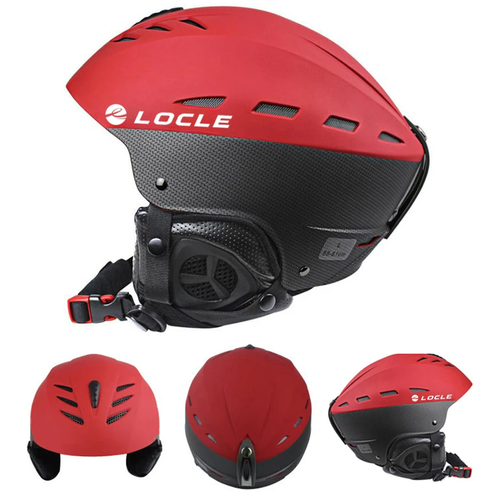 LOCLE профессиональный лыжный шлем ABS+ EPS CE сертификация лыжный шлем для катания на снегу, сноуборде, скейтборде размер 55-61 см