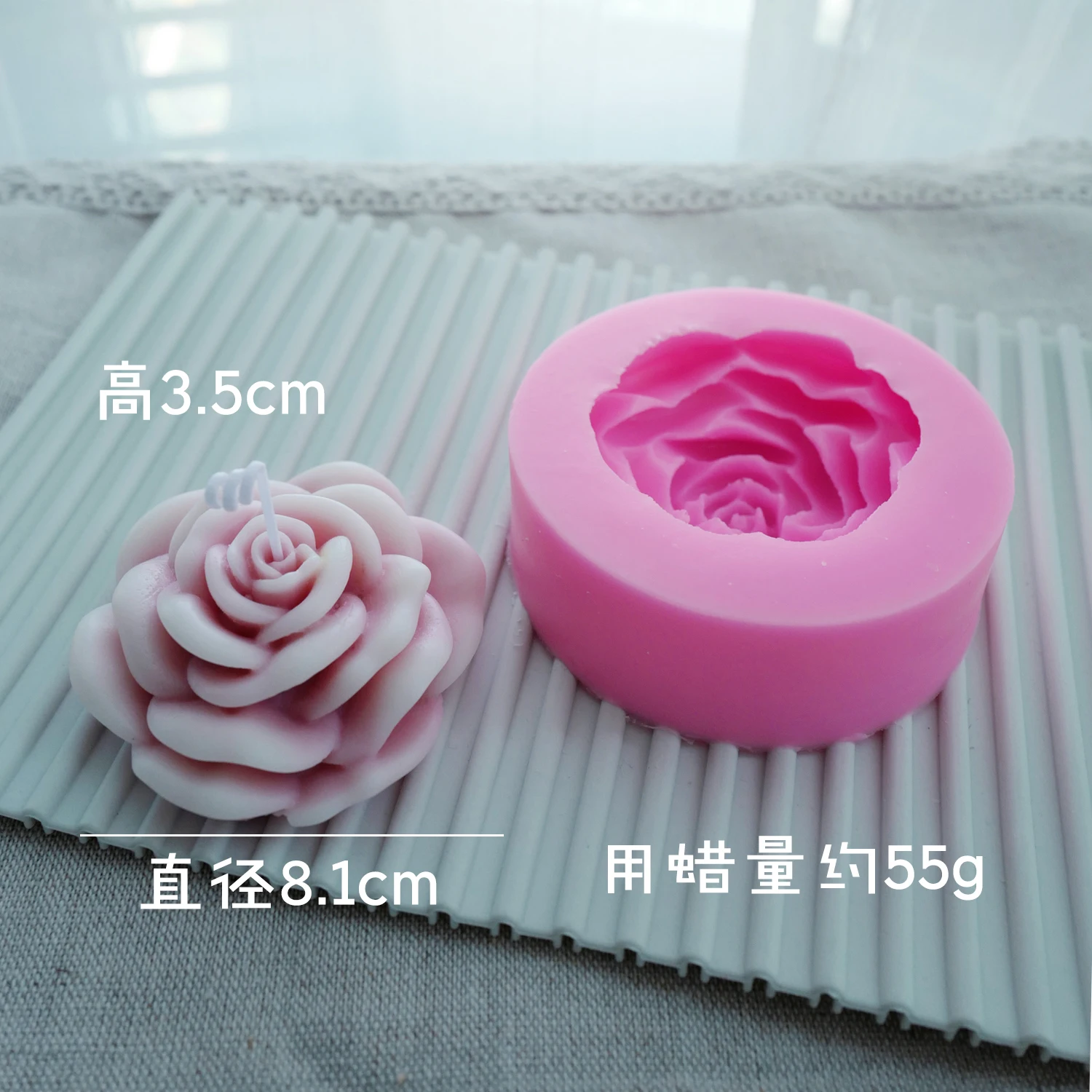 Soap Flower Molds Soap Making  Silicone Candle Mold Flowers - 3d Rose  Flower - Aliexpress