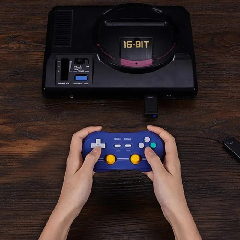 Лидер продаж Bluetooth приемник Классический Нежный 8bitdo MD приемник для старых консолей игры Sega Mega Drive Мега Genesis Bluetooth приемник для NS PS4