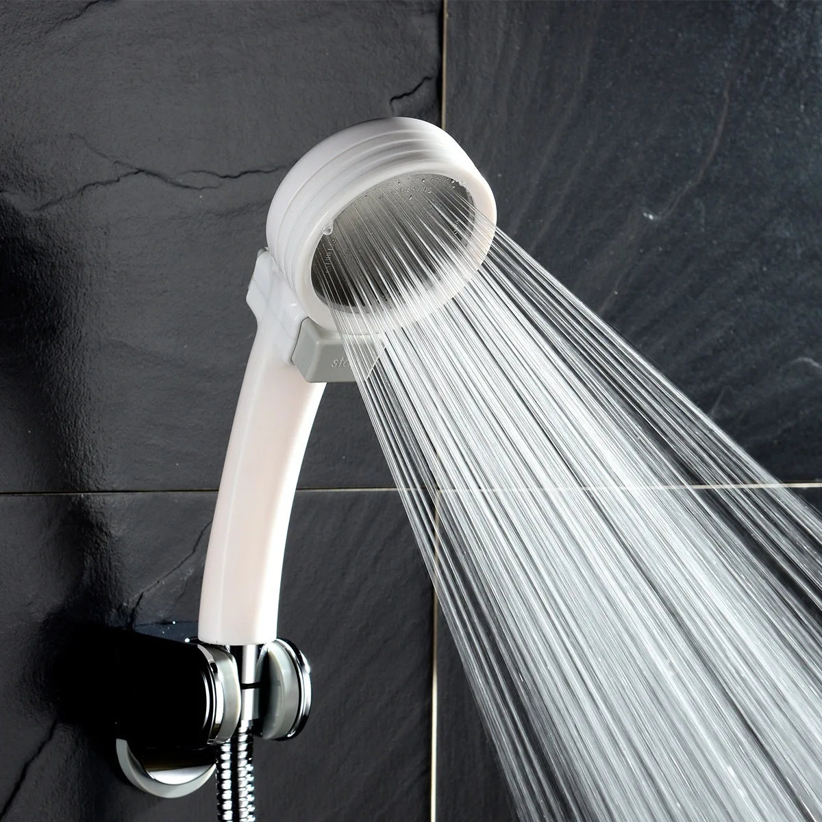 

Plastic with Switch Shower Nozzle Bathroom Handheld Sprinkler Showerhead Supercharge Shower Nozzle outside China Warehouse Resou
