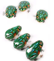 Classic Tin Clockwork Clockwork Toy Jumping Frog Children’s Vintage Toy Boy Boy Education Baby Baby Classic Toy Wind Up Toys