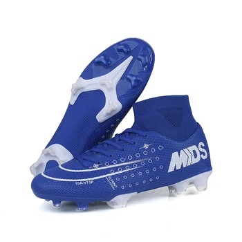 

Outdoor Men Boys Soccer Shoes Football Boots High Ankle Kids Cleats Training Sport Sneakers Soccer Shoes for Men Football shoes
