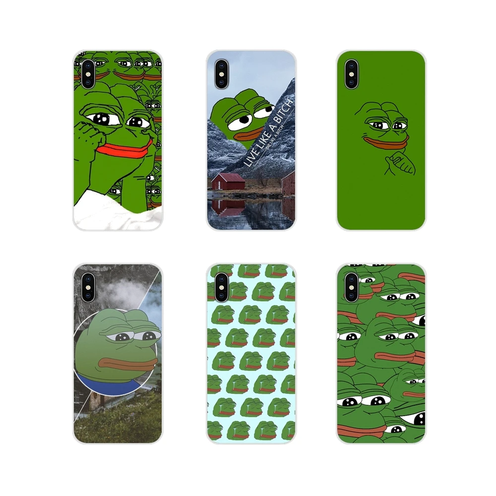 the Frog Meme Pepe For Xiaomi Mi4 Mi5 Mi5S Mi6 Mi A1 A2 5X 6X 8 9 Lite SE Pro Max Mix 2 3 2S Accessories Phone Cases Covers | Мобильные