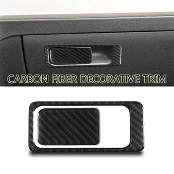 

For Volkswagen VW Golf 7 GTI MK7 2014-2019 2Pcs Carbon Fiber Assistant Driver Storage Box Trim Decoration Stickers