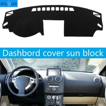

For Nissan Qashqai J10 Rogue 2006 2007 2008-2013 Car Dashboard Cover Mat Pad Dashmat Sun Shade Instrument Carpet Car Accessories