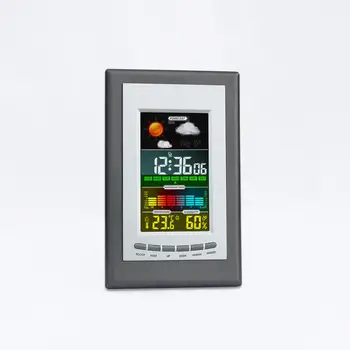 

JIMEI H209DC-color Wireless LCD display Indoor Outdoor Weather Forecast Station with Alarm