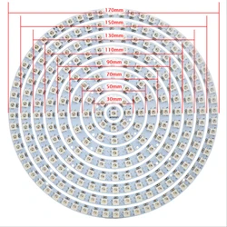 5V Pixel Ring Round LED Circle Addressable WS2812B SK6812 Full Color RGB LED Modules 1/8/12/16/24/32/40/48/60/241 Led