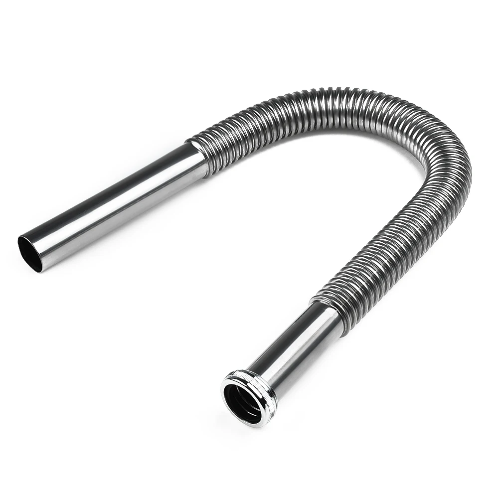 

Stainless Steel Flexible Sink Drain Hose Siphon Basin Water Drain Pipe Washbasin Waste Plumbing Parts 800mm Home Accesseries
